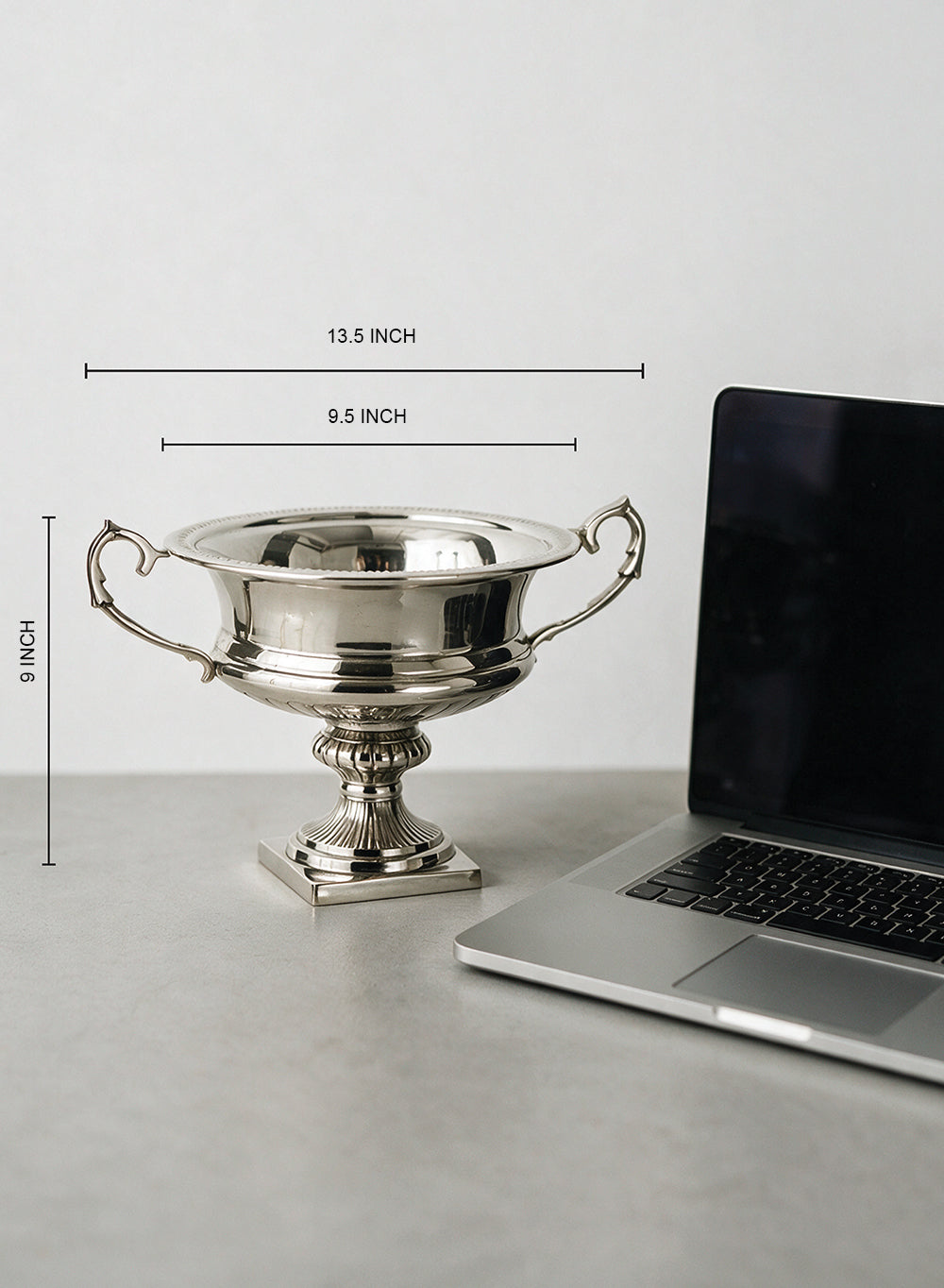 Silver Trophy Urn Vase with Handles Collection