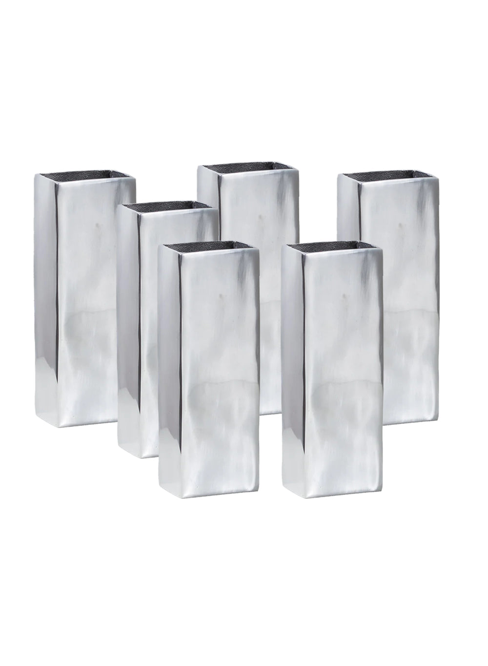 Linear Aluminum Rectangular Vase Collection