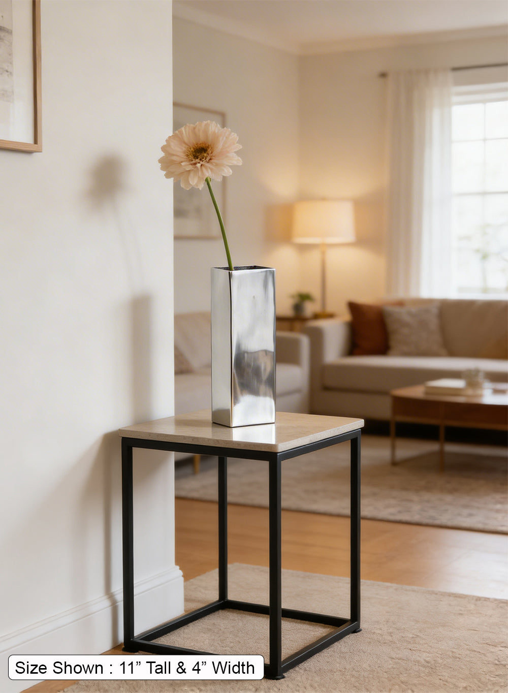 Linear Aluminum Rectangular Vase Collection