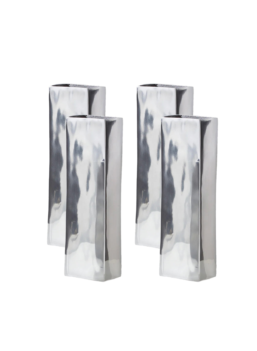 Linear Aluminum Rectangular Vase Collection