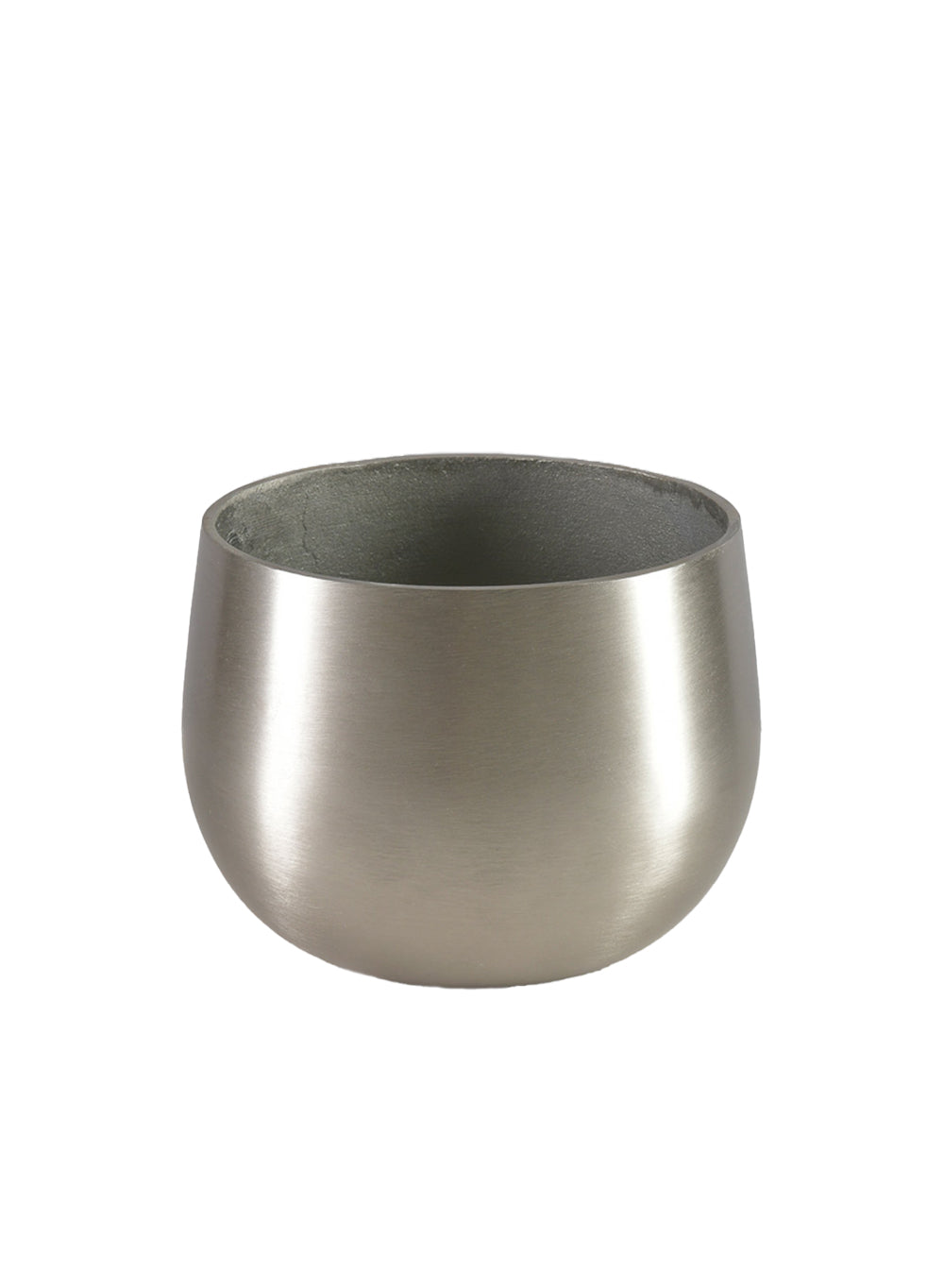 Silver Aluminum Bowl