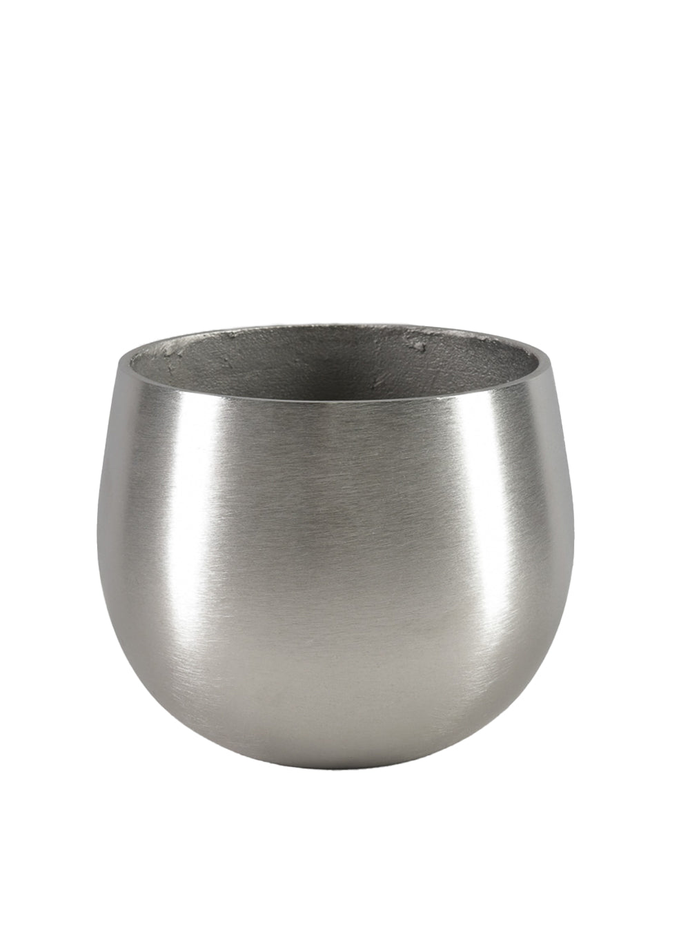 Silver Aluminum Bowl