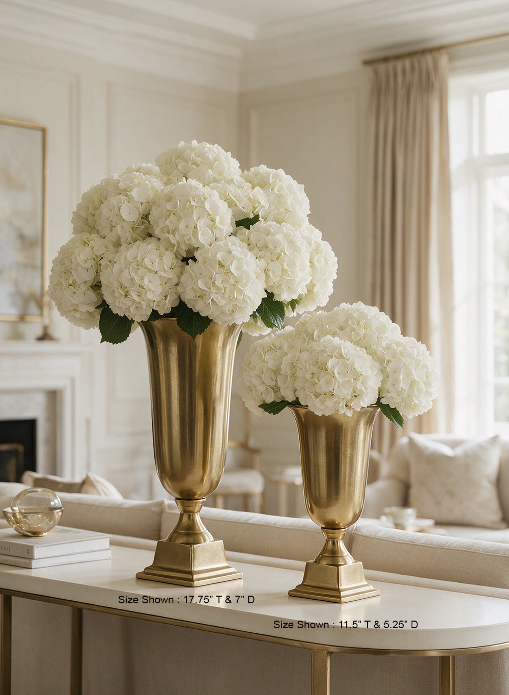 Valenza Gold & Silver Vase Collection