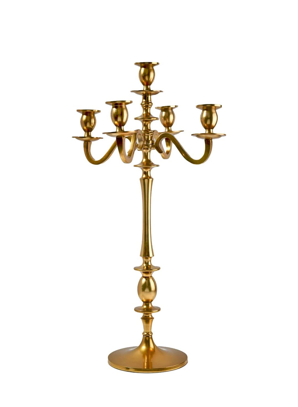 Gold Candlesticks & Candelabra, in 4 Designs