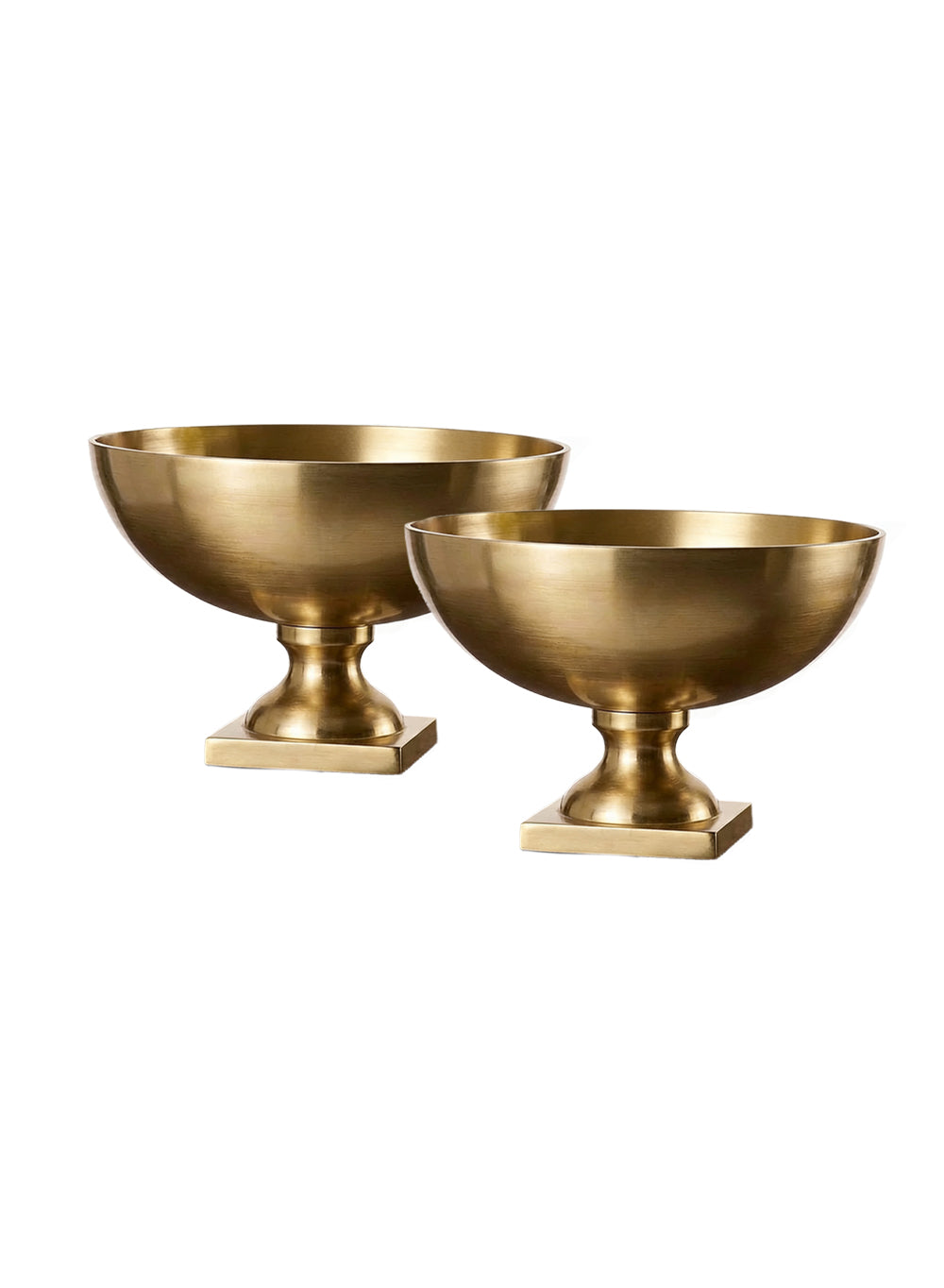 Antique Brass Pedestal Bowl Collection