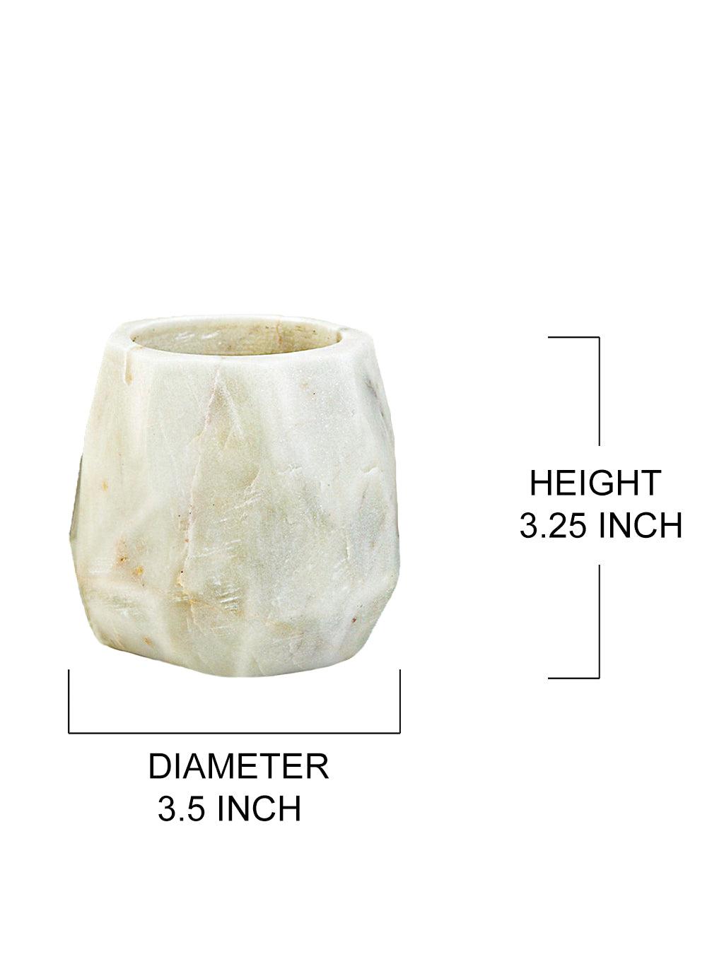 White Marble Collection, Bowl, Vase, Tray and Candle Holder