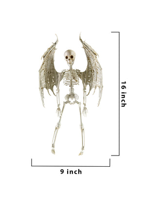 16" Angel Skeleton Figurine