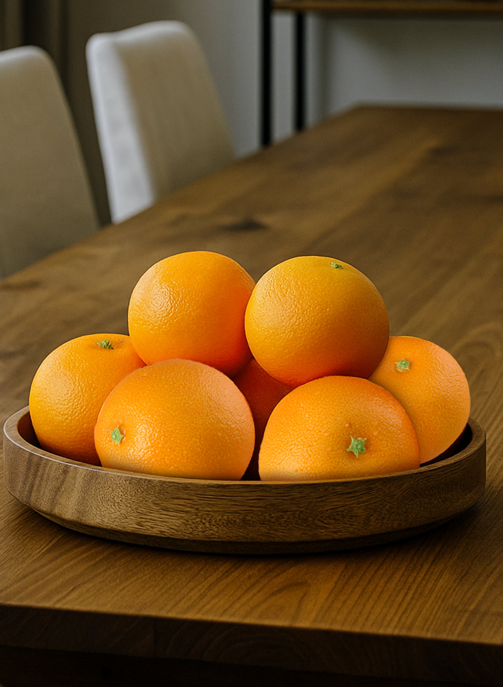 Faux Orange, 3" Diameter, Pack of 6