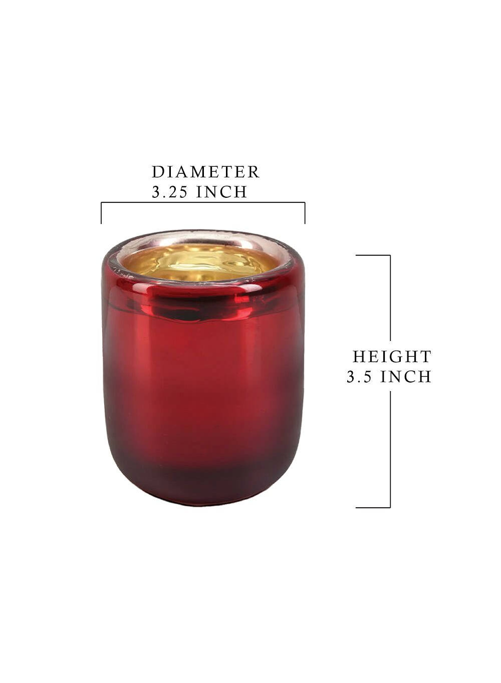 Radiant Mercury Glass Candle Holders, in 2 Sizes & Colors