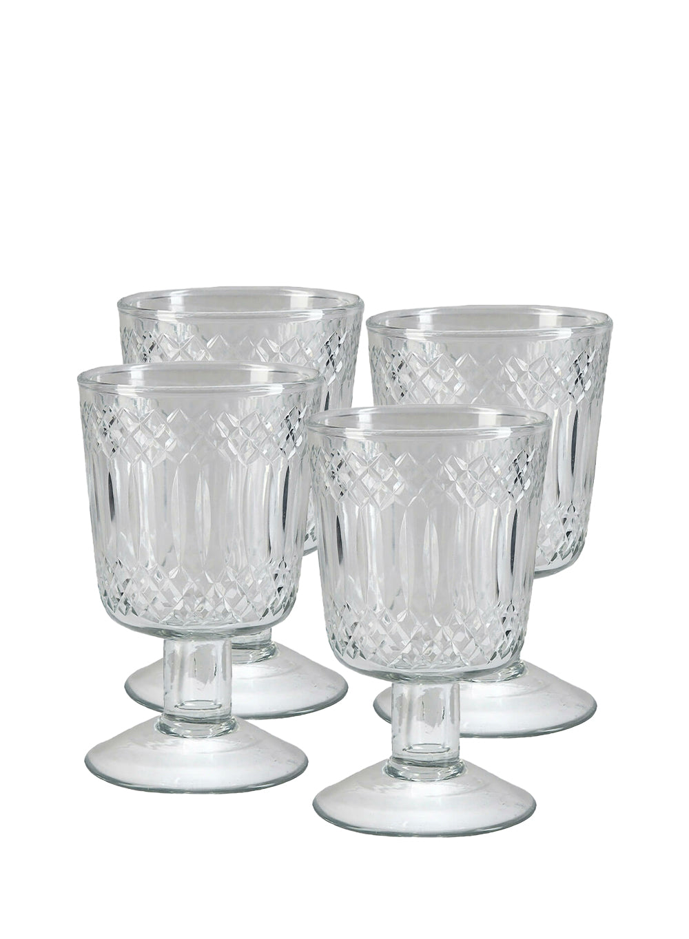 Etched Glass Vase, in 3 Designs