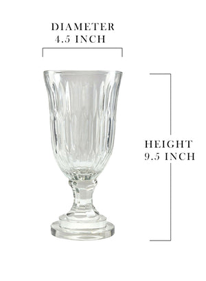 Etched Glass Vase, in 3 Designs