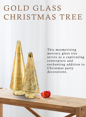 Mercury Glass Christmas Tree, in 2 Sizes