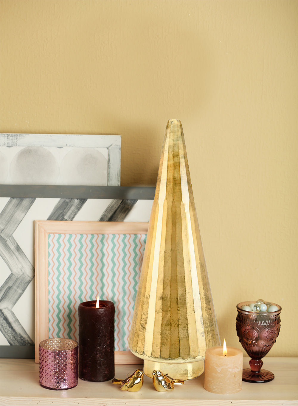 Mercury Glass Christmas Tree, in 2 Sizes