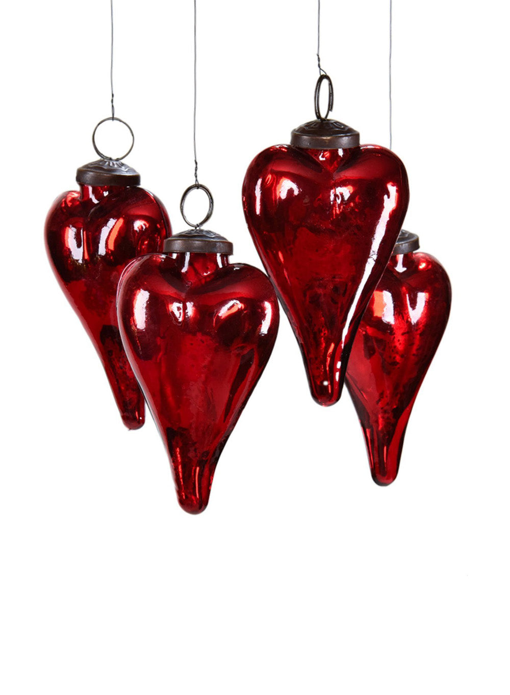 Heart Ornaments, Set of 4 & 32