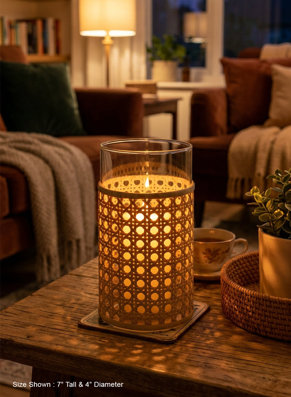 Weaved Glass Vase Collection