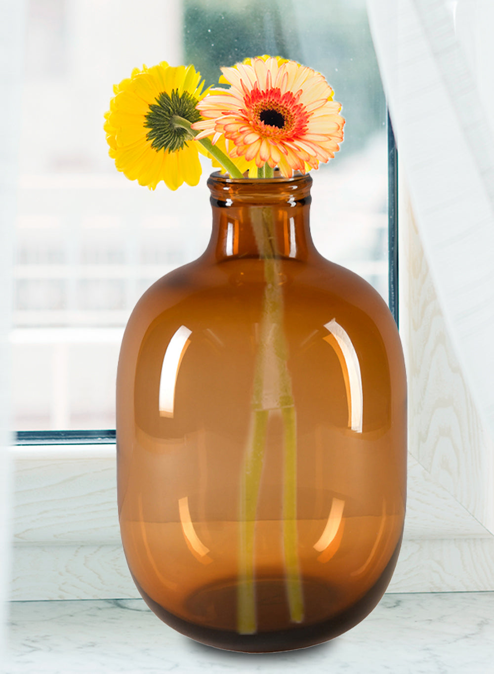 Glass Bottle Vase, in 2 Sizes