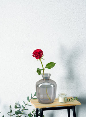 Serene Spaces Living Grey Luster Vase