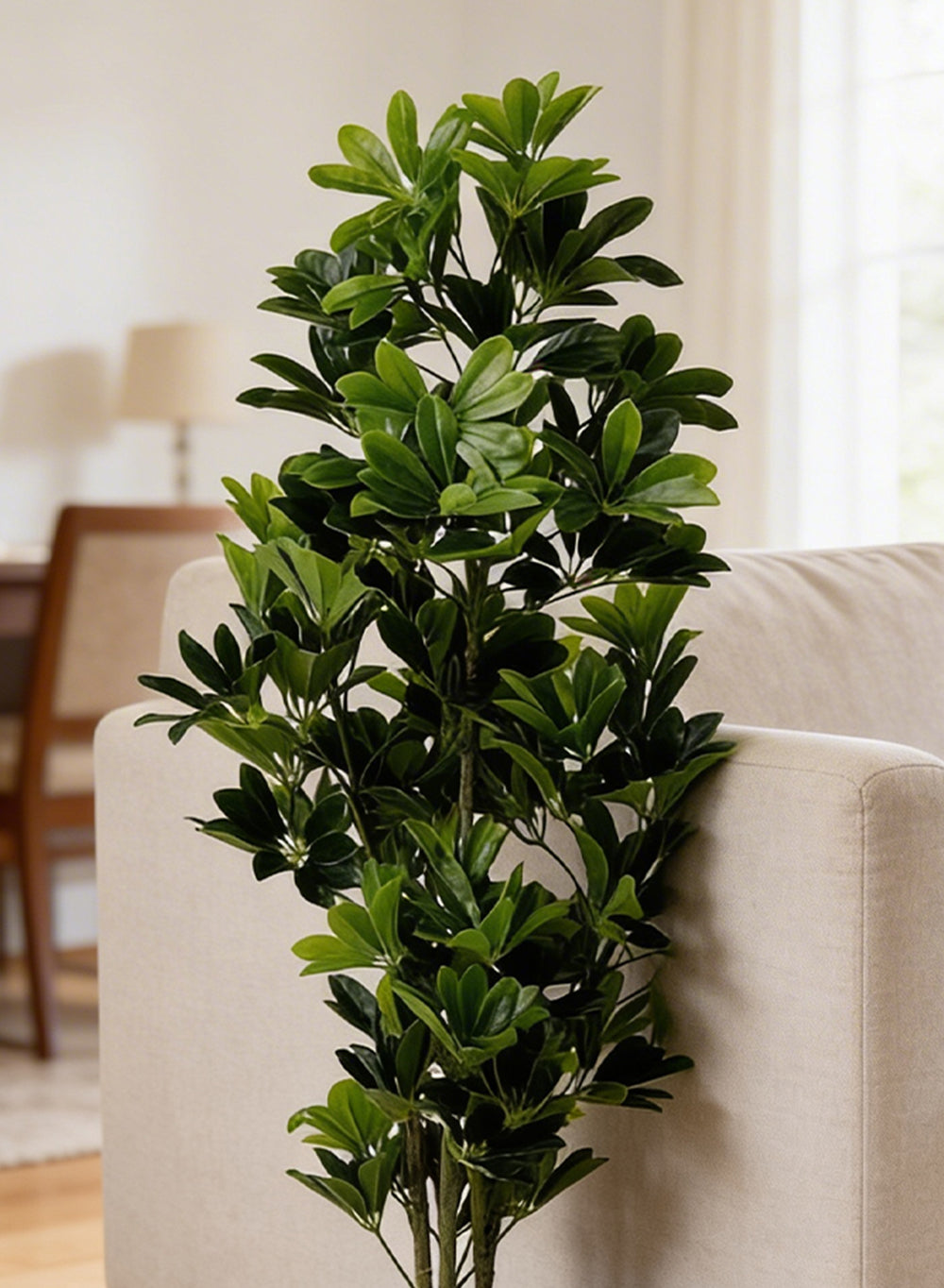 Artificial Indoor Floor Plant in Pot, 18" Diameter & 44" Tall