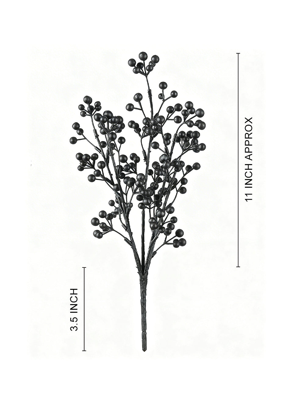 Artificial Black Berry Branch,14.5" Tall, Pack of 12