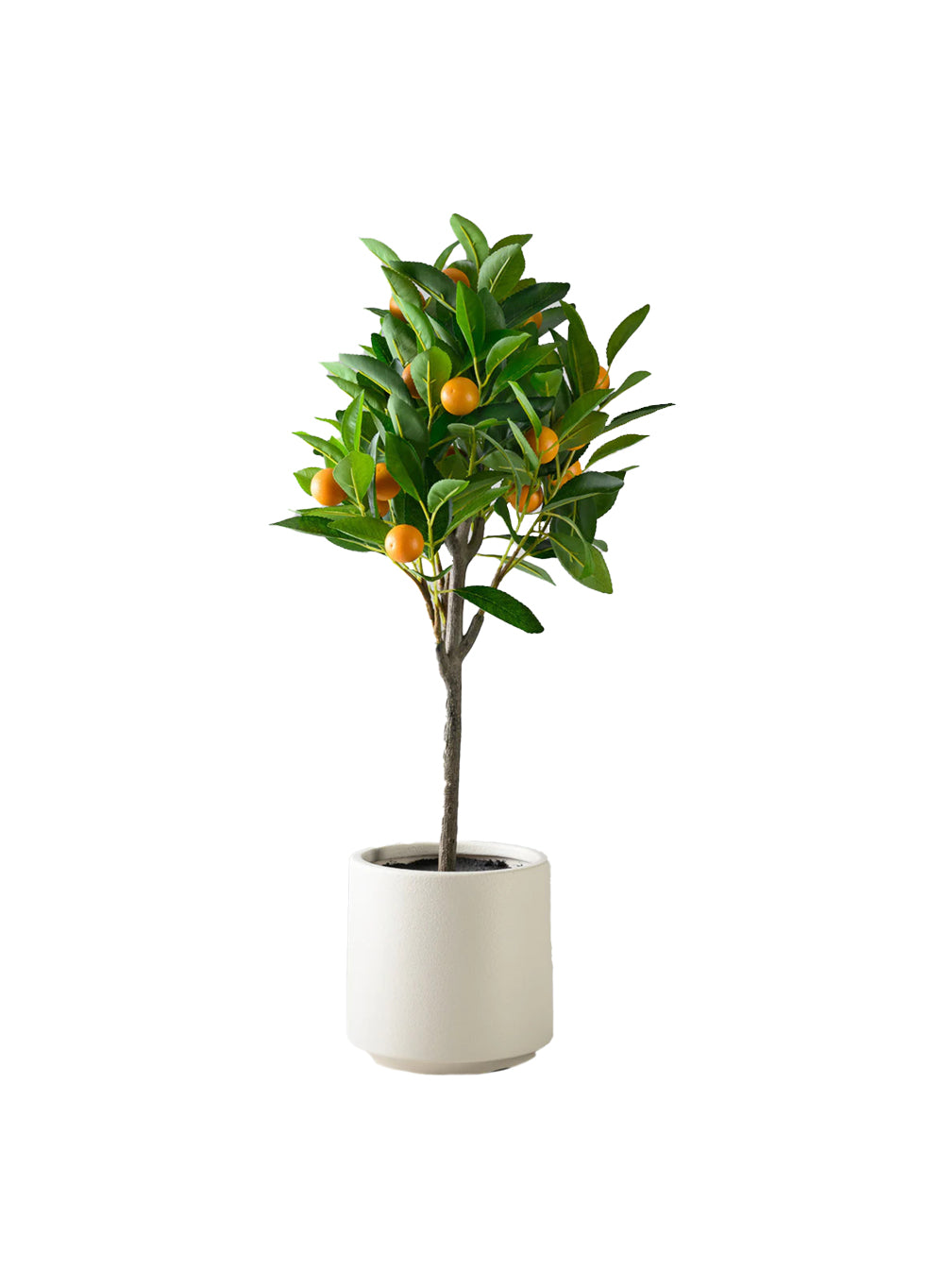 Artificial Orange Tree in Pot, 7" Diameter & 30" Tall