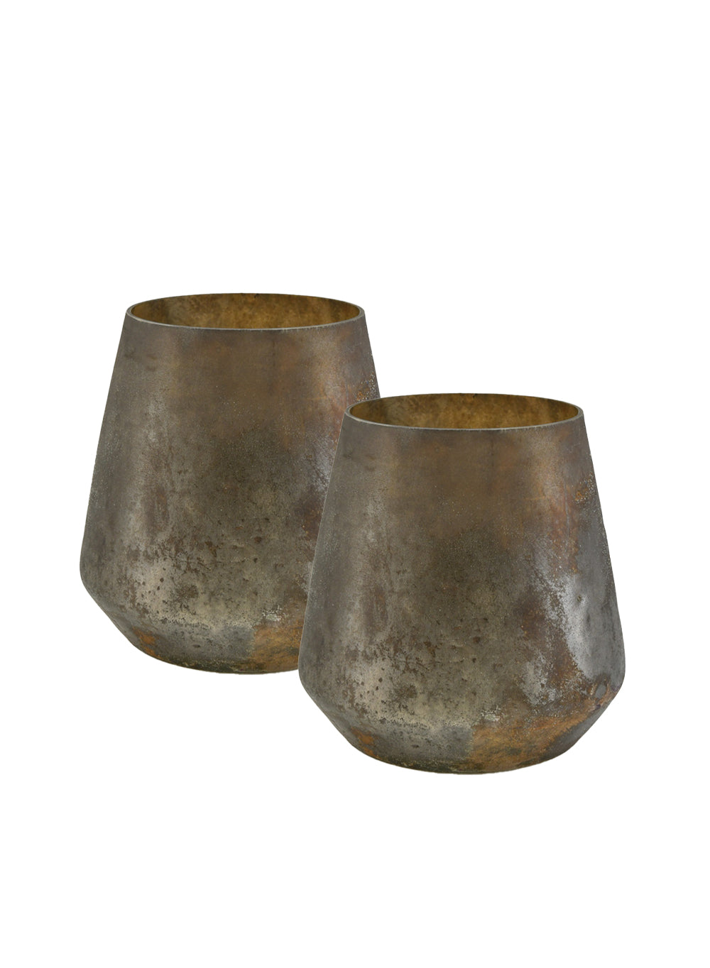 Rustic Grey Decorative Vase, In 2 Sizes