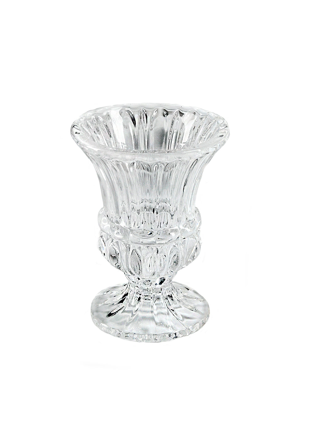 Enchanting Glass Urn Vase, 3" Diameter & 4" Tall