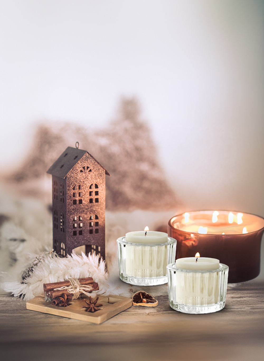 White / Ivory Votive Candle, Available in 2 Colors and Sizes