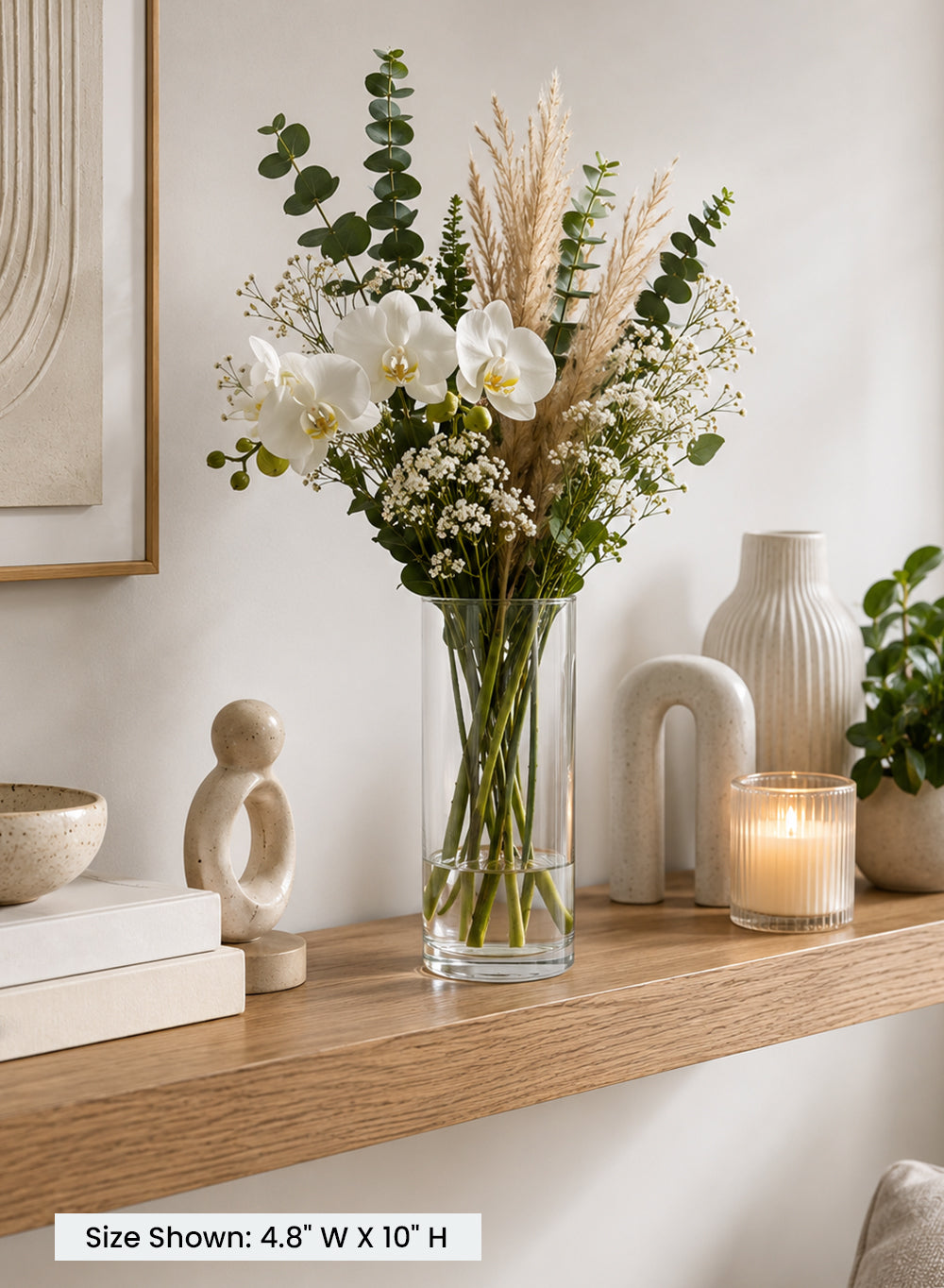 Clear Glass Cylinder Vase Collection