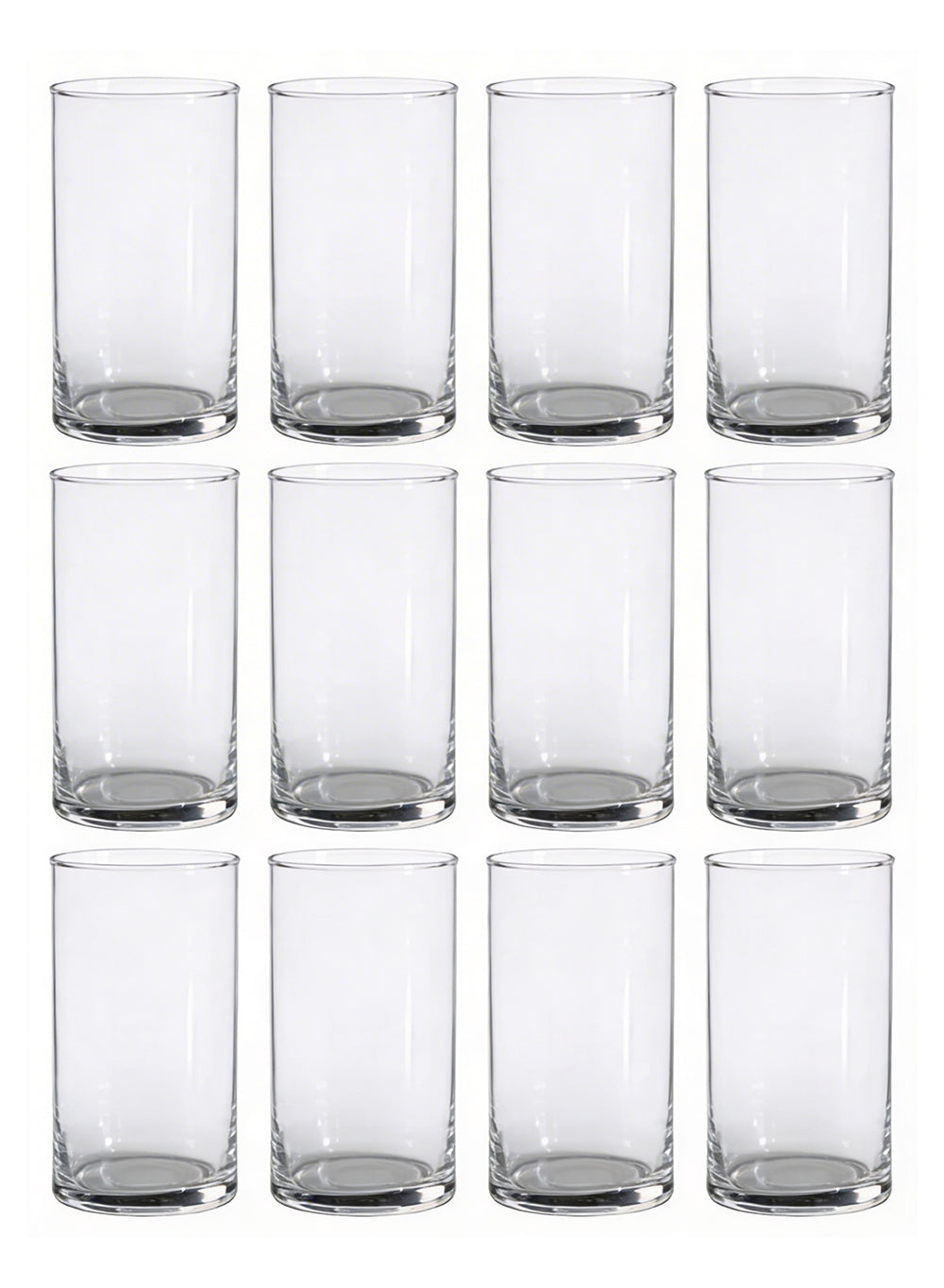 Clear Glass Cylinder Vase Collection
