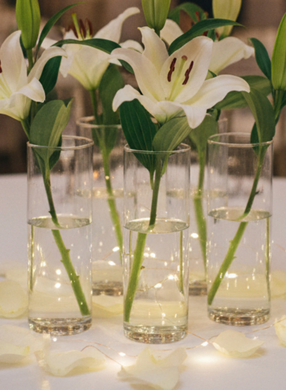 Clear Glass Cylinder Vase Collection