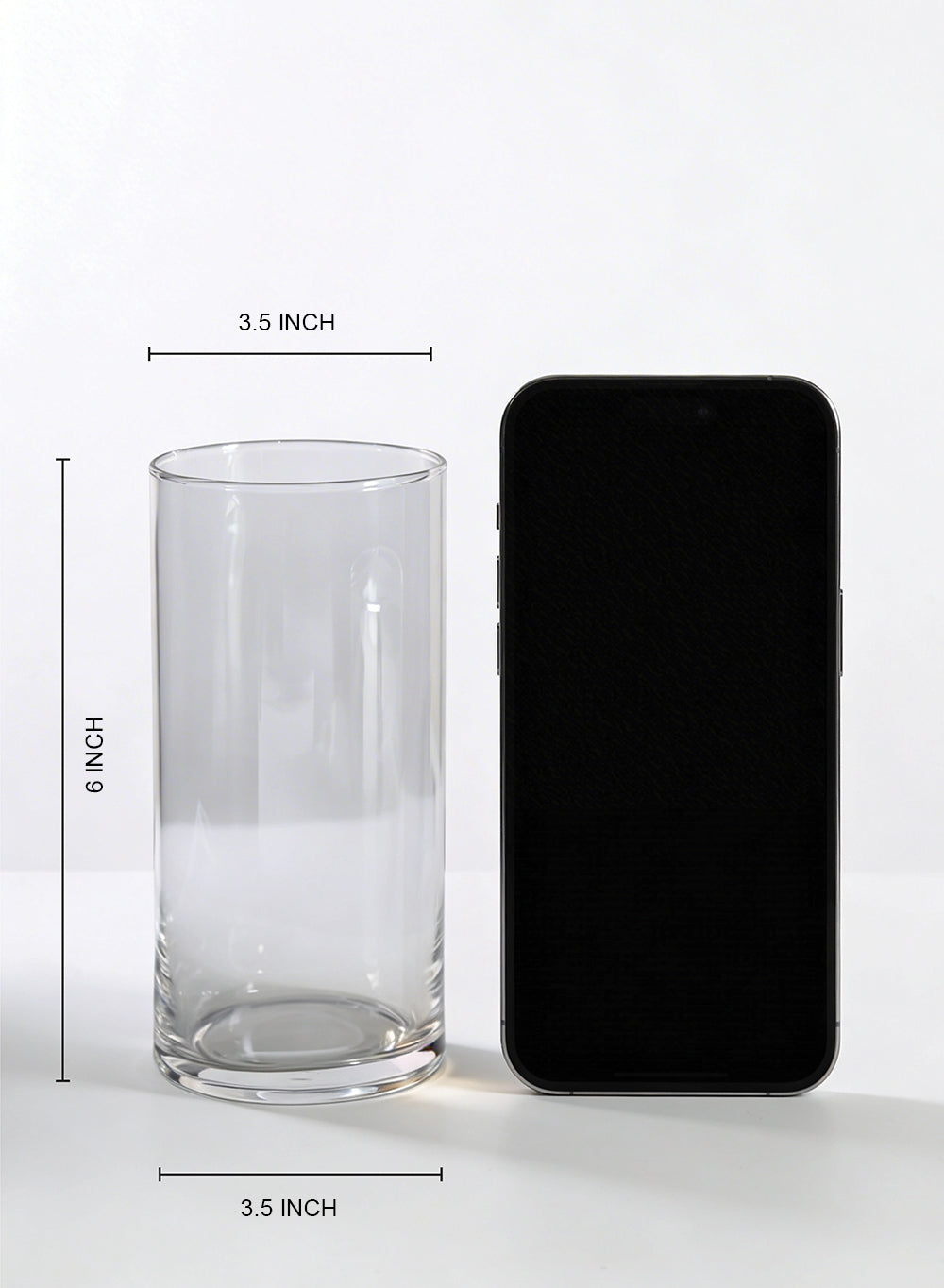 Clear Glass Cylinder Vase Collection