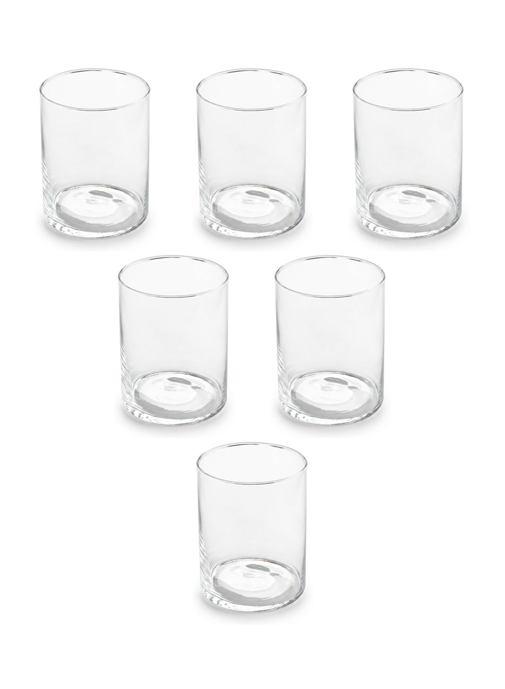 Clear Glass Cylinder Vase Collection