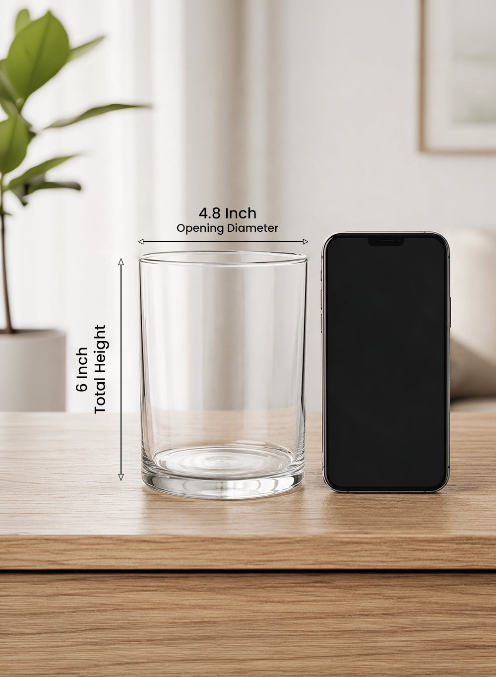 Clear Glass Cylinder Vase Collection