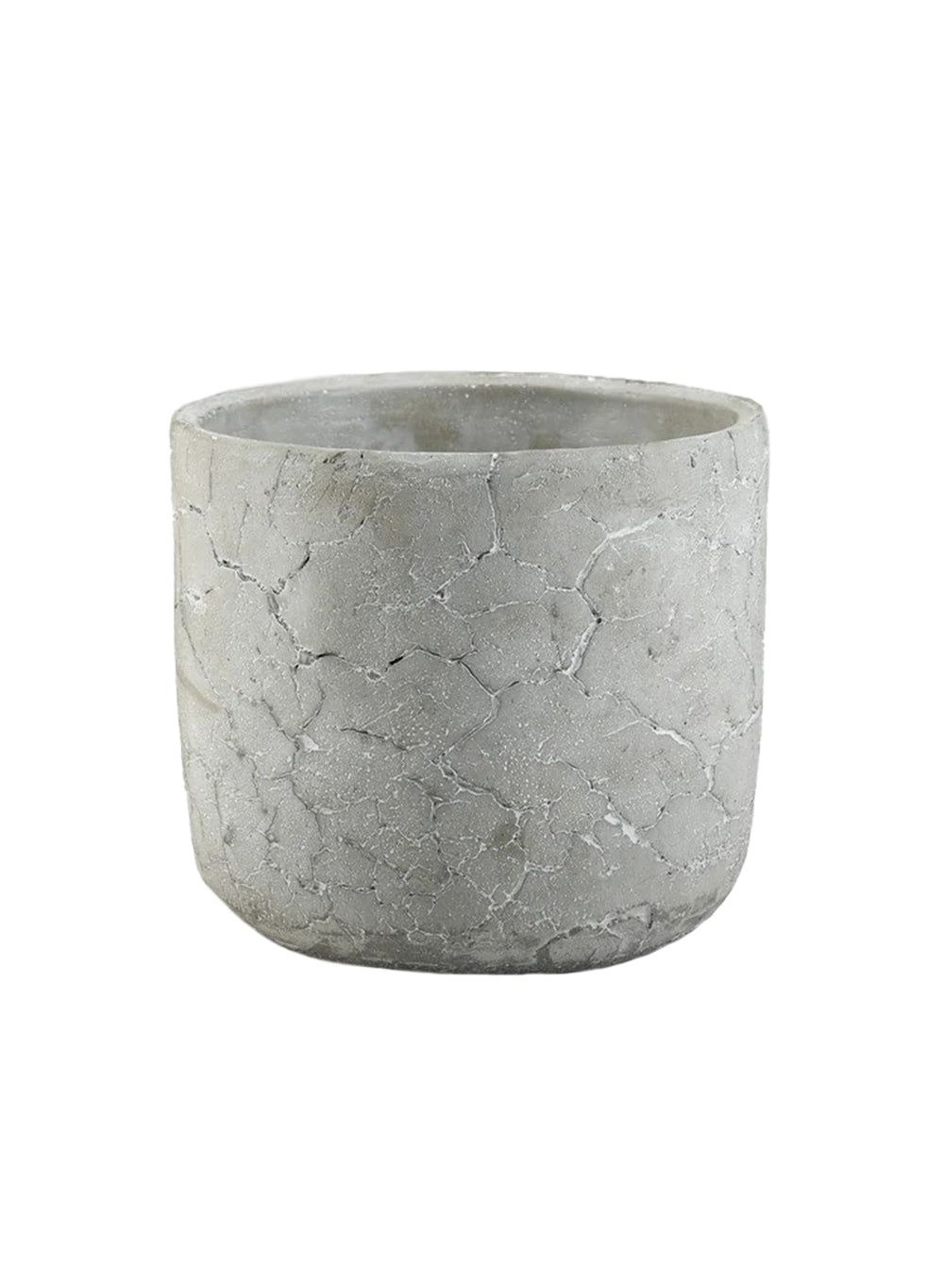 CrackleStone Rustic Cement Vase