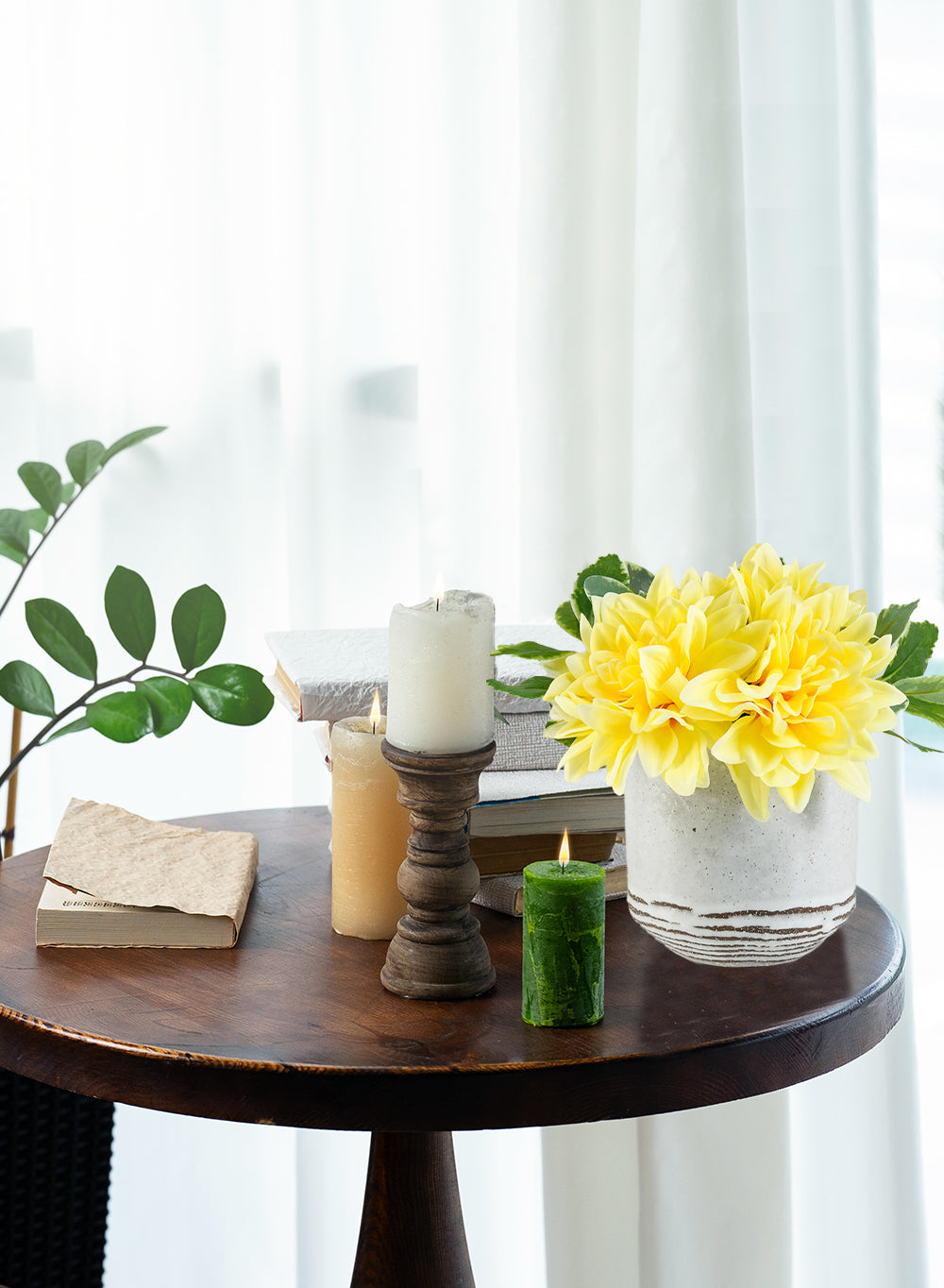 Frosted Ceramic Cup Vase, in 2 Sizes