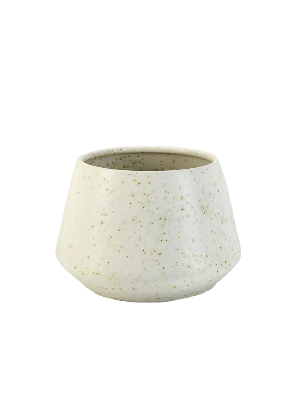 Nova Speckled Ceramic Pot, 5.5" Diameter & 3.5" Tall