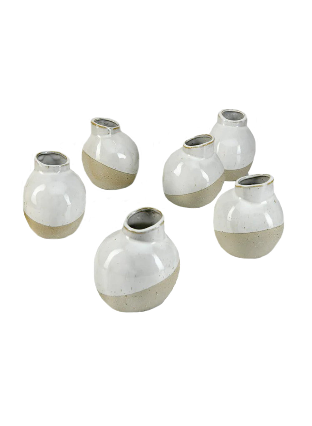 Sleek Two-Tone Ceramic Vase