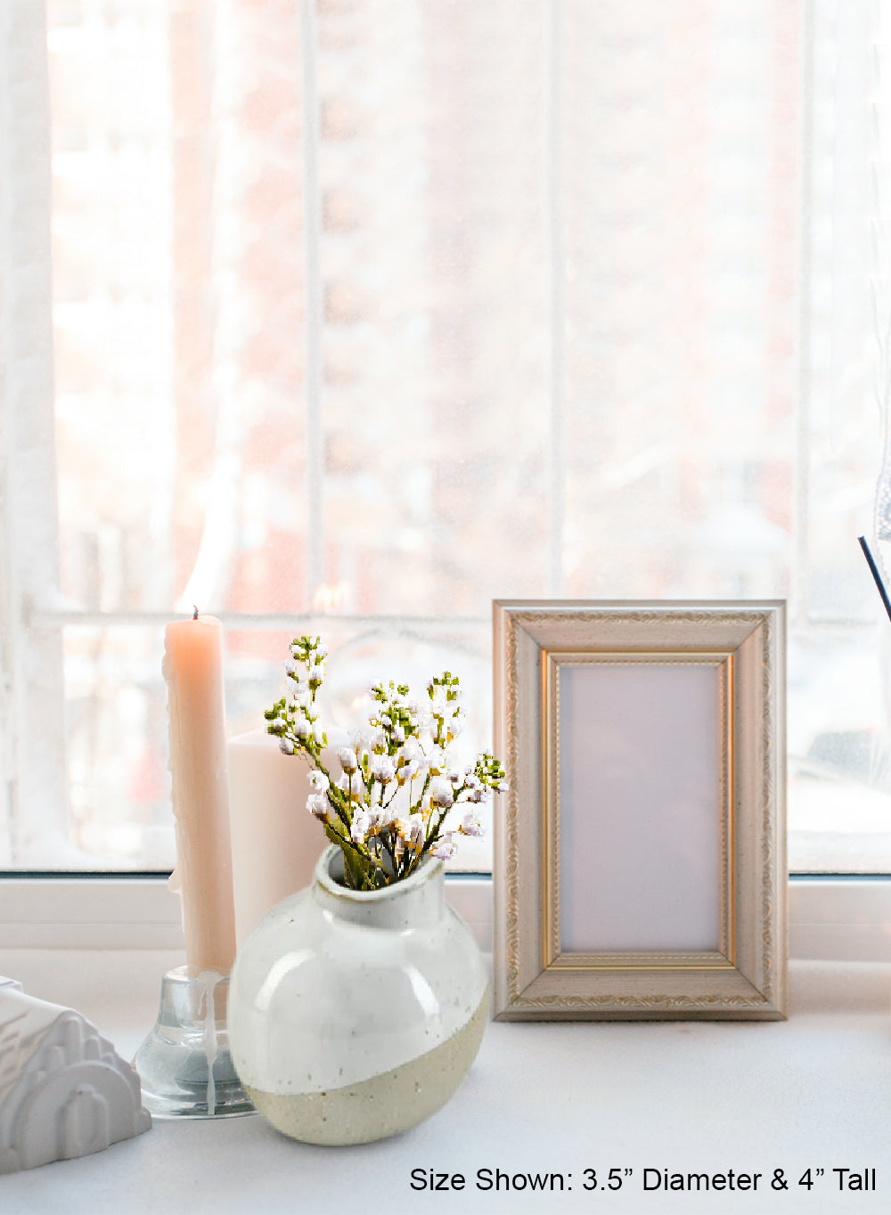 Sleek Two-Tone Ceramic Vase