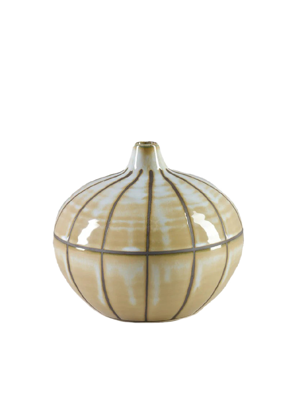 6.5" Ceramic Globe Vase