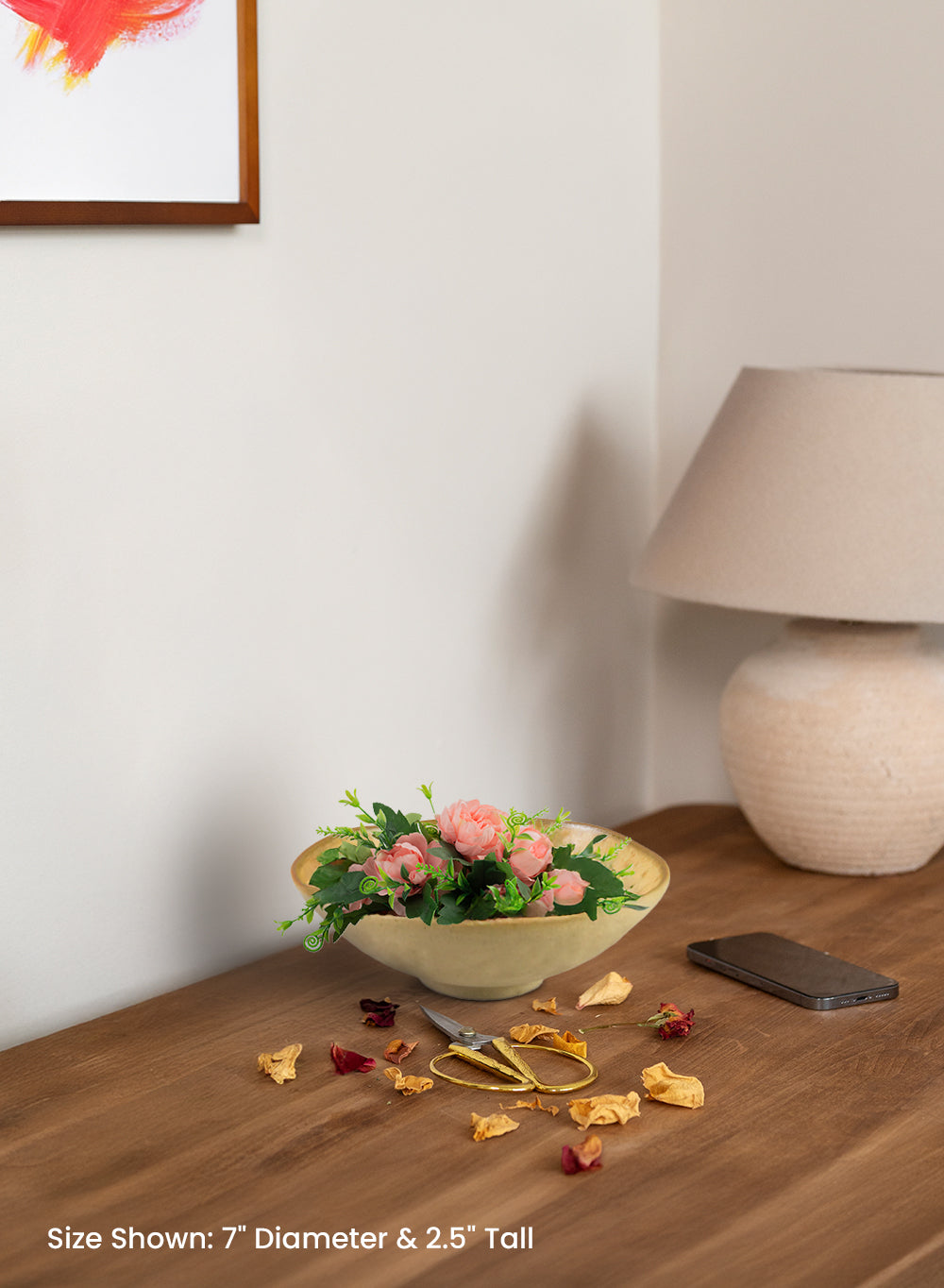 Earthy Beige Ceramic Bowl