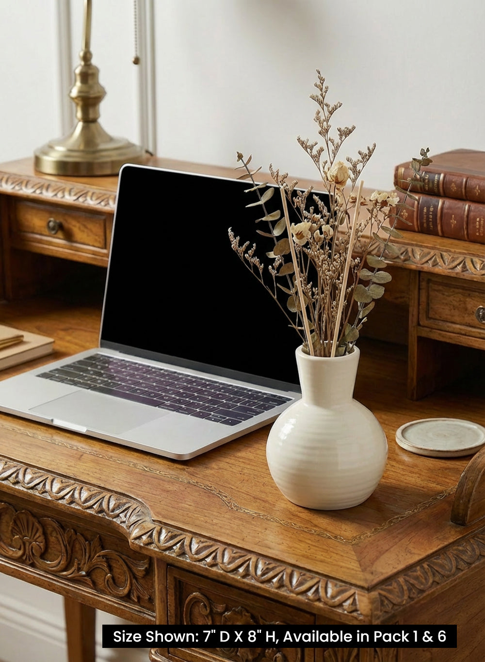 Pearl Ceramic Vase Collection