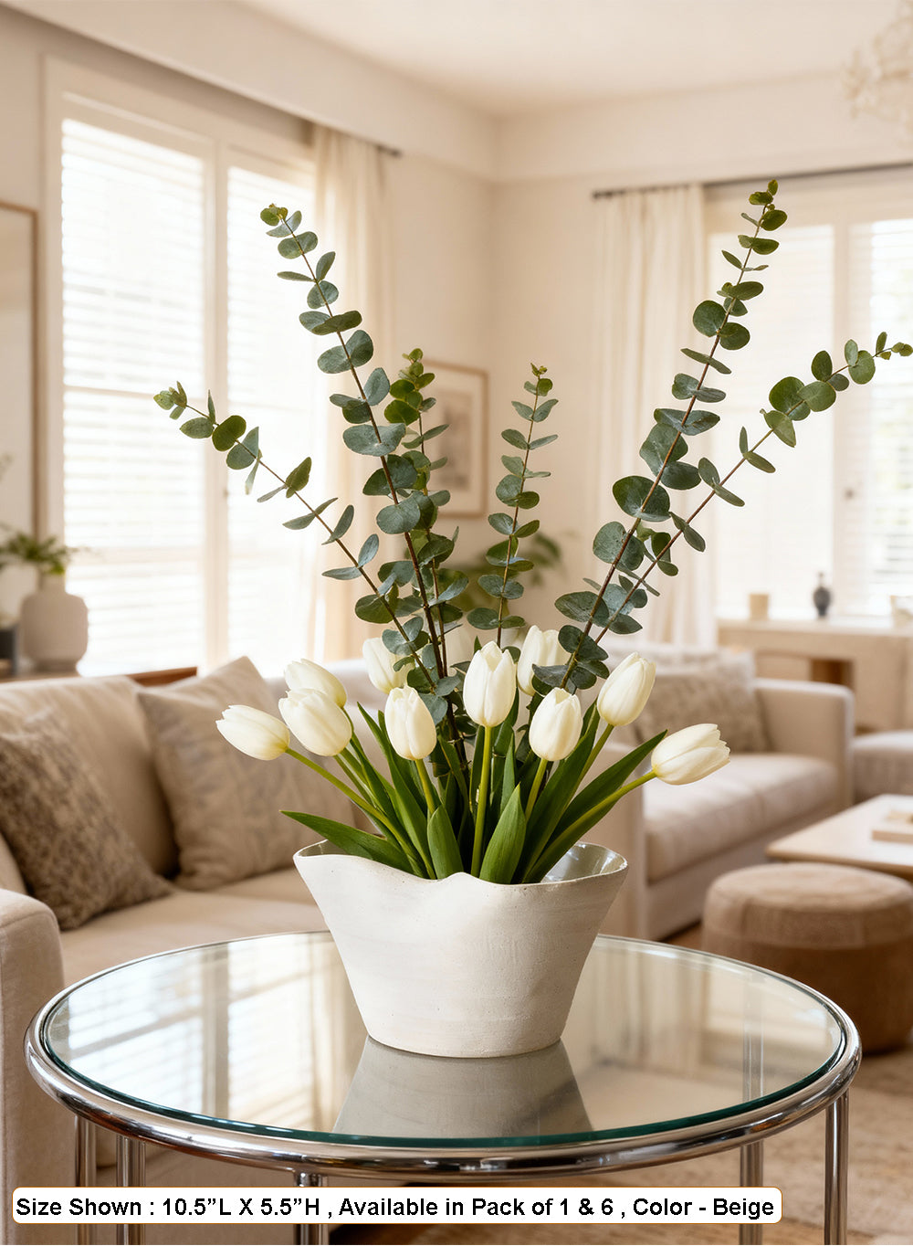 Curvia Matte Ceramic Vase Collection