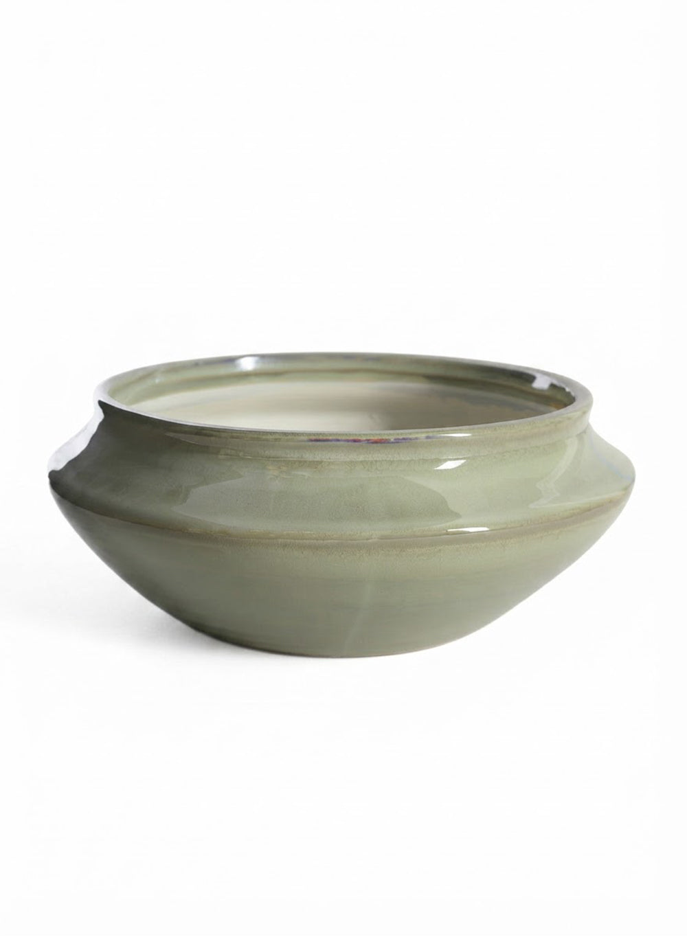 Sage Green Glazed Ceramic Bowl Collection
