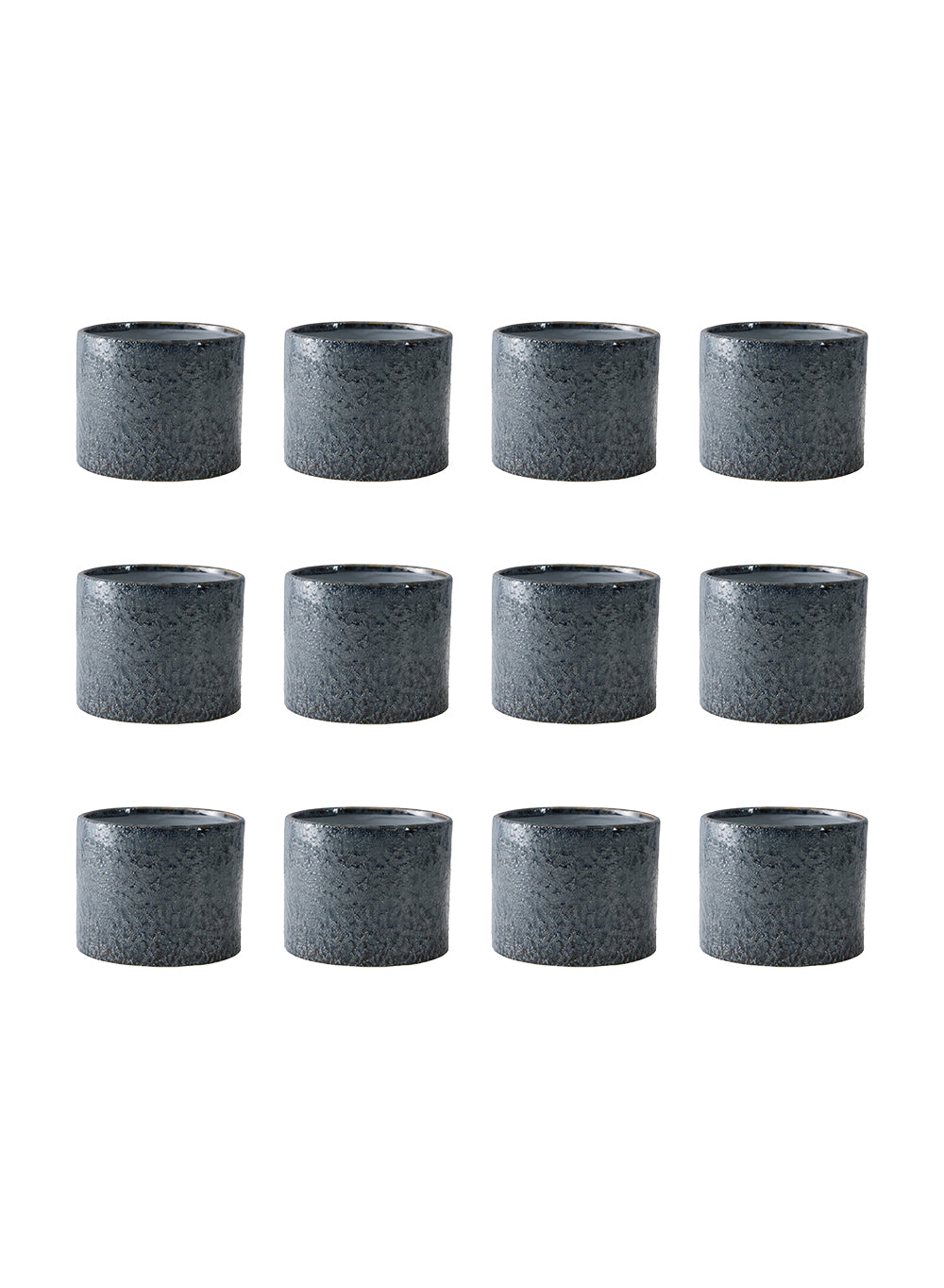 Noctra Blue Speckled Ceramic Planter Collection