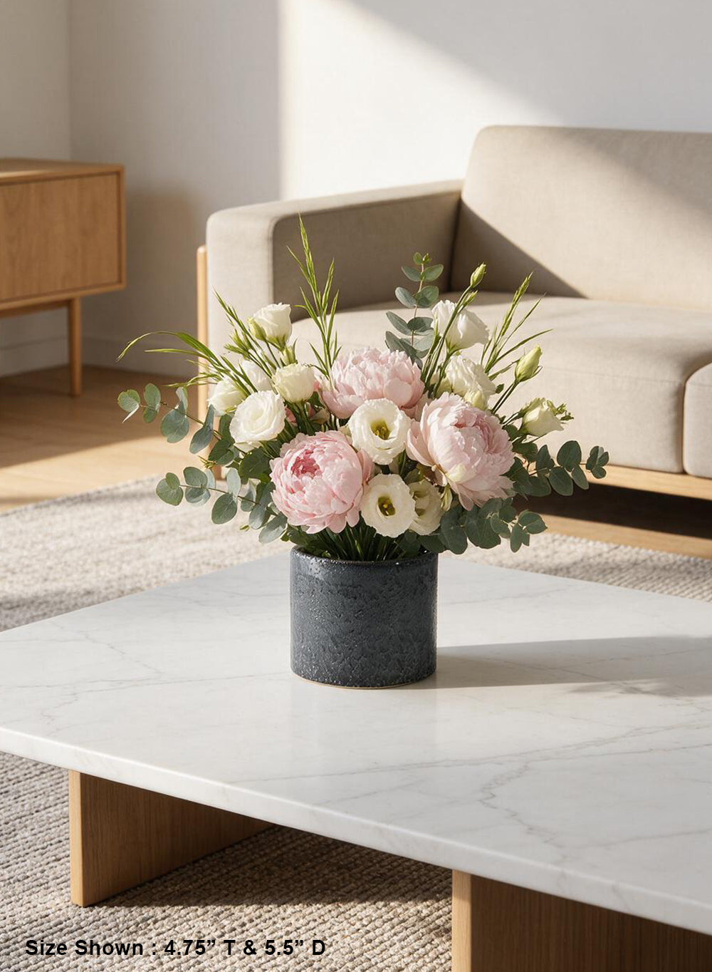 Noctra Blue Speckled Ceramic Planter Collection