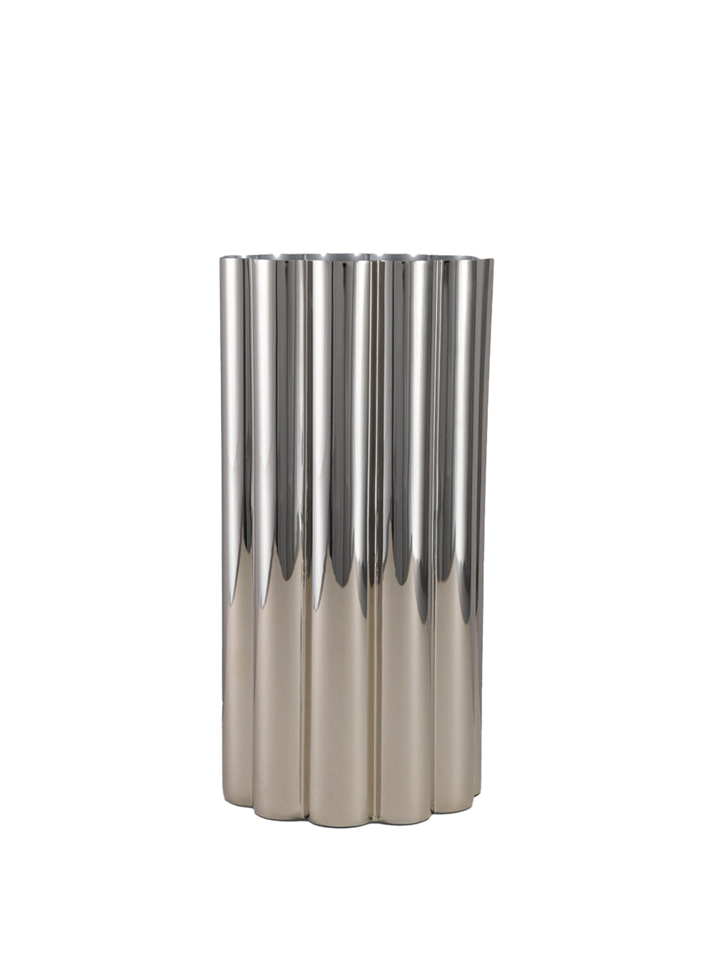 Lustre Wave Fluted Vase