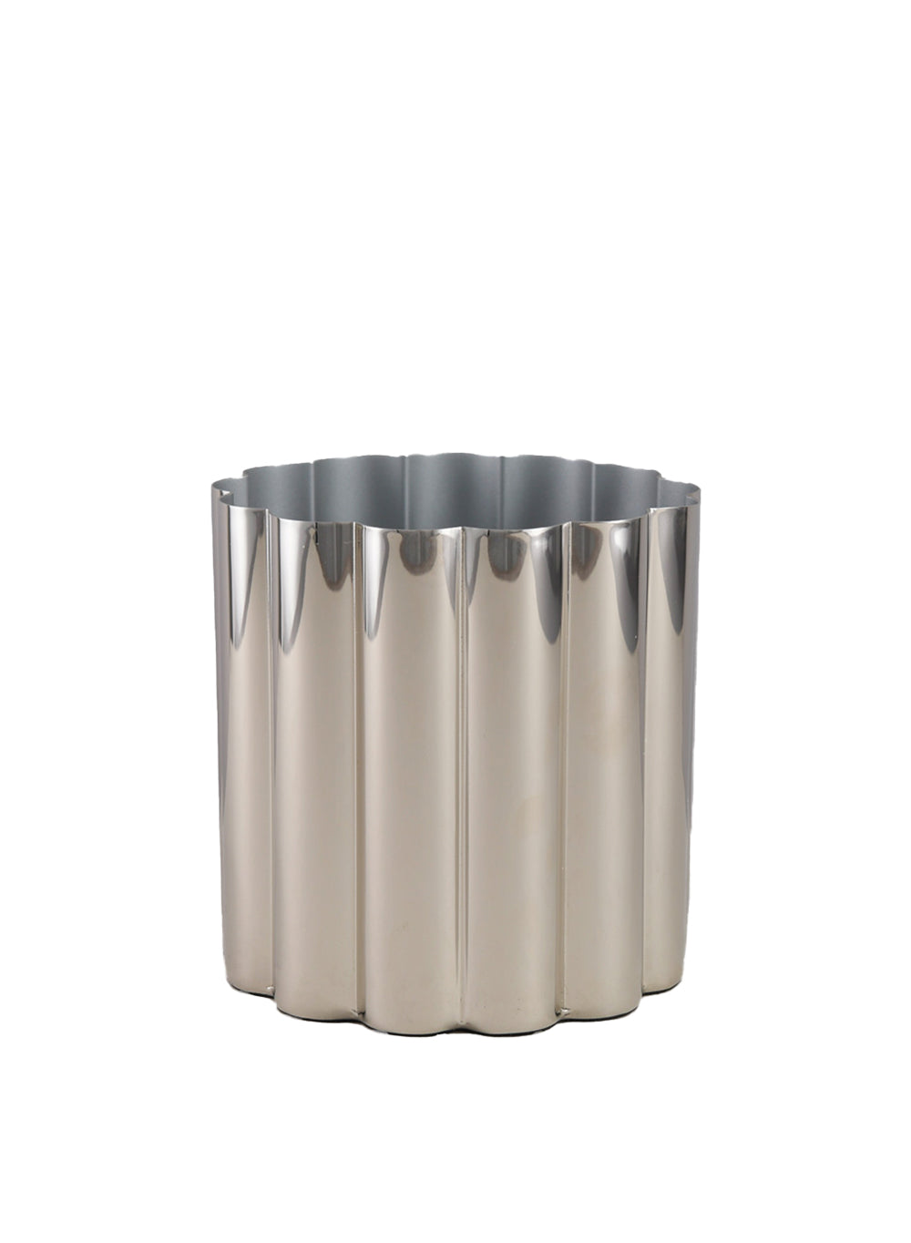 Lustre Wave Fluted Vase