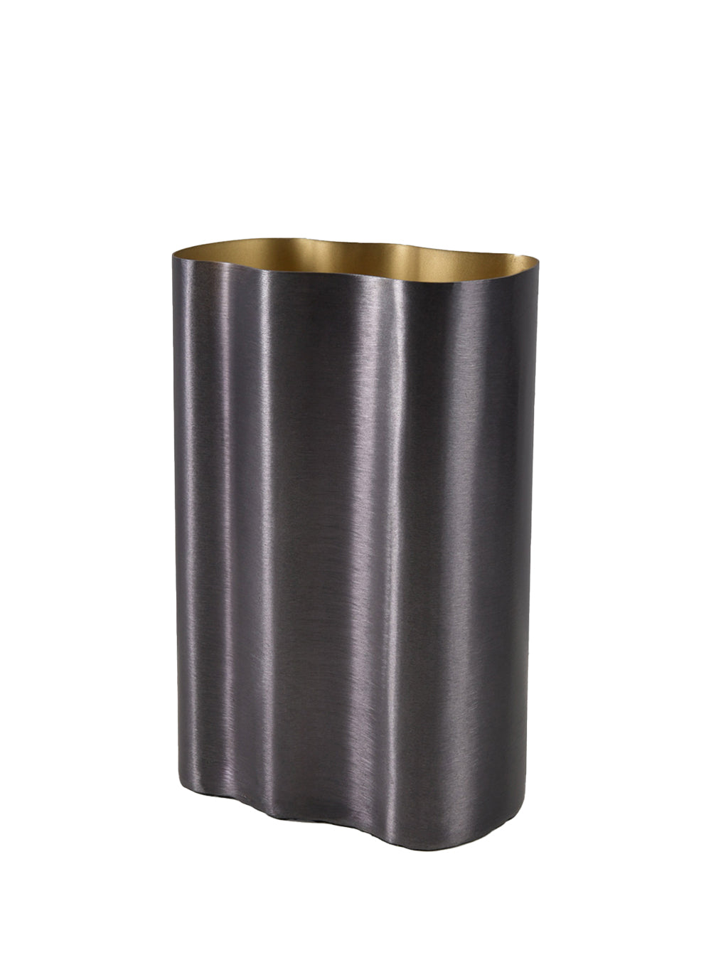 Ripple Stainless Steel Vase