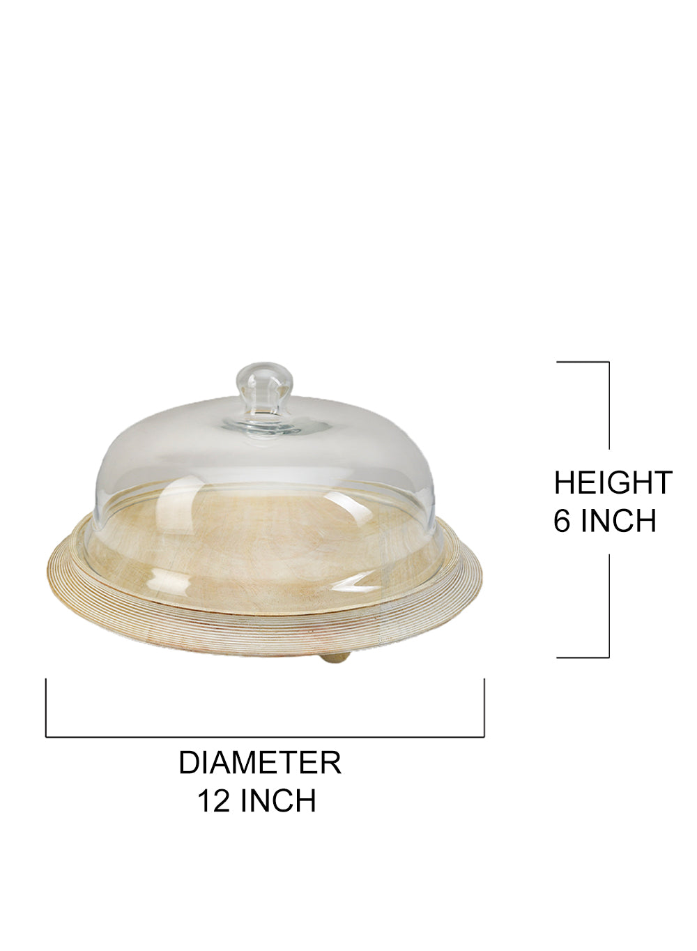 Glass Cloche, in 2 Sizes