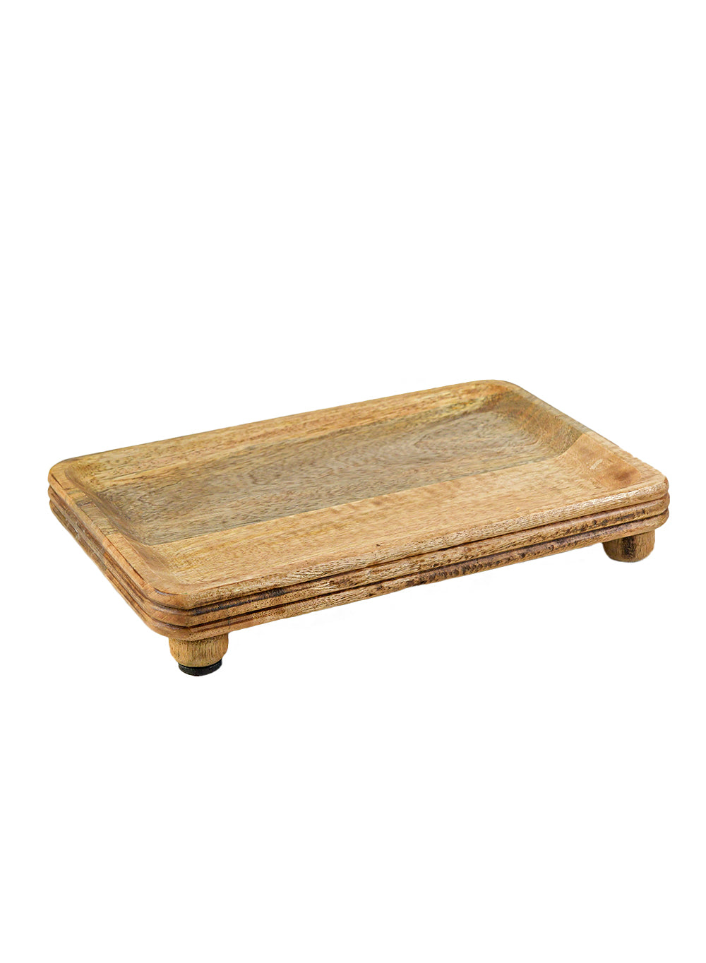 Natural Acacia Wood Tray, in 5 Shapes